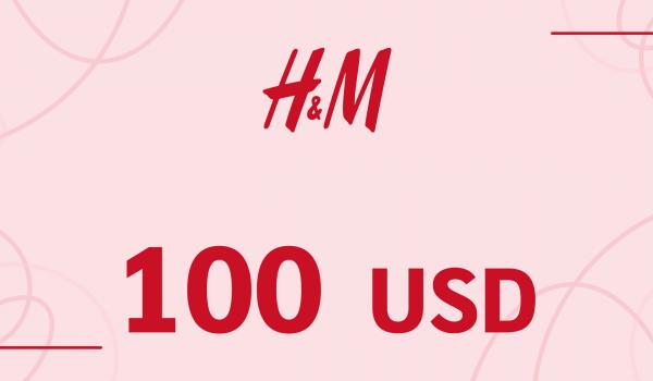 H and M Gift Card 100 USD