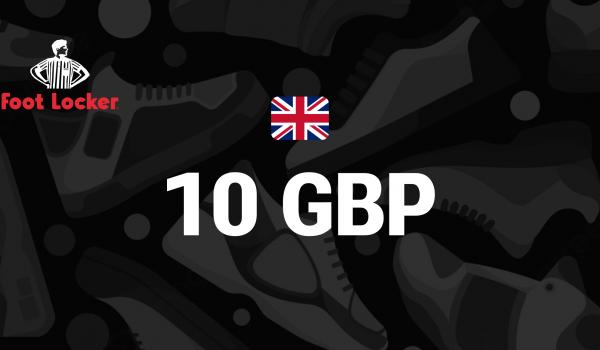Foot Locker Gift Card 10 GBP