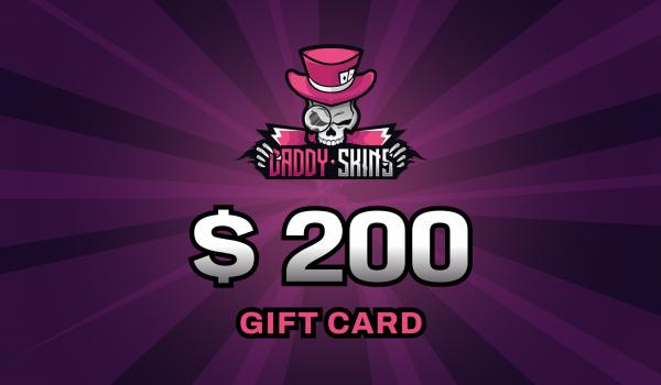 DaddySkins Gift Card 200 USD