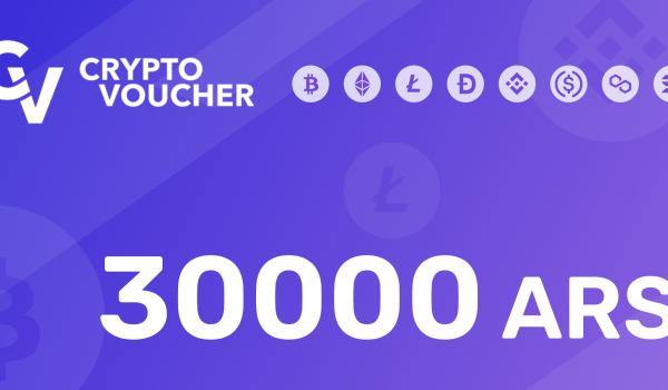 Crypto Voucher Gift Card 30000 ARS