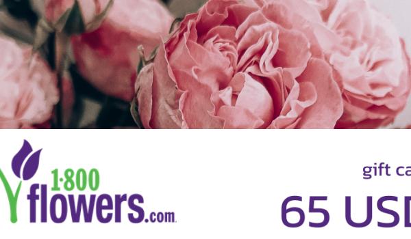 1 800 FLOWERS Gift Card 65 USD
