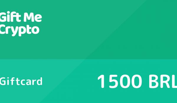 Gift Me Crypto Gift Card 1500 BRL