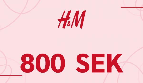 H and M Gift Card 800 SEK
