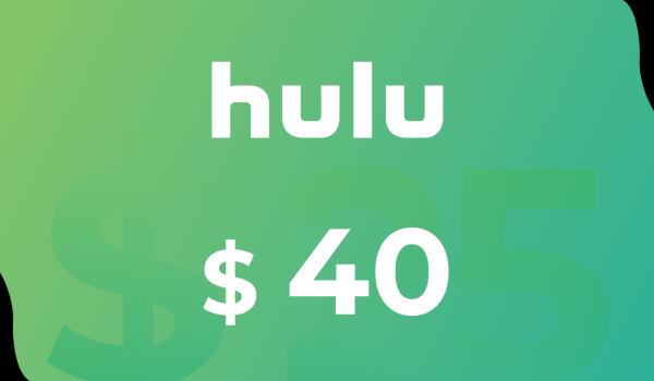 Hulu Gift Card 40 USD