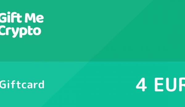 Gift Me Crypto Gift Card 4 EUR