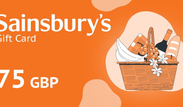 Sainsburys Gift Card 75 GBP