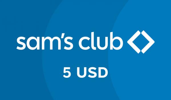 Sams Club Gift Card 5 USD