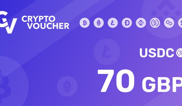 Crypto Voucher USDC 70 GBP
