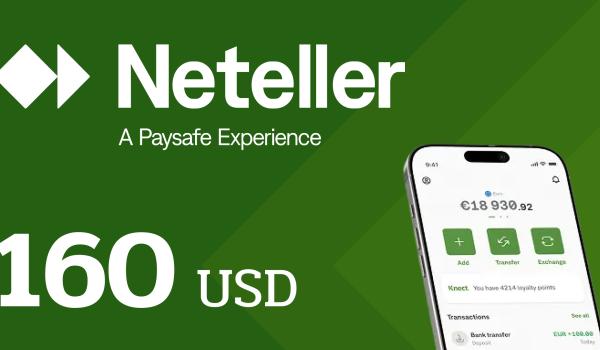 Neteller Gift Card 160 USD