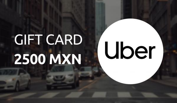 Uber Gift Card 2500 MXN