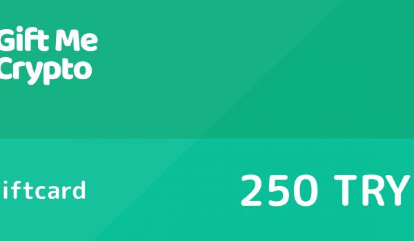 Gift Me Crypto Gift Card 250 TRY