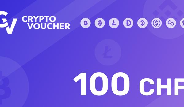 Crypto Voucher Gift Card 100 CHF