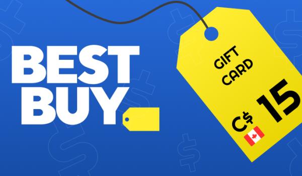 Best Buy Gift Card 15 CAD