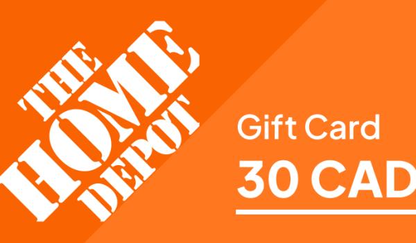 The Home Depot Gift Card 30 CAD