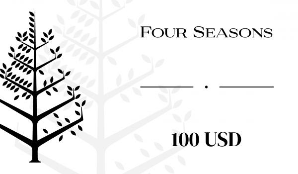 Four Seasons Gift Card 100 USD
