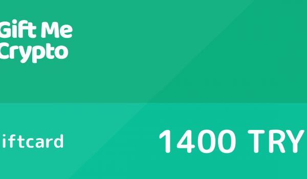 Gift Me Crypto Gift Card 1400 TRY