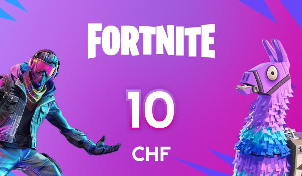 Fortnite Gift Card 10 CHF