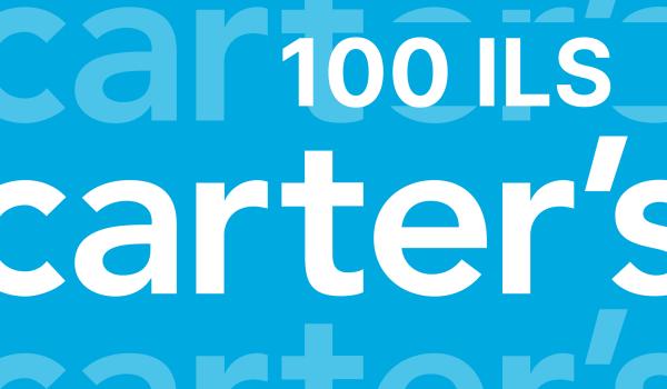 Carters Gift Card 100 ILS
