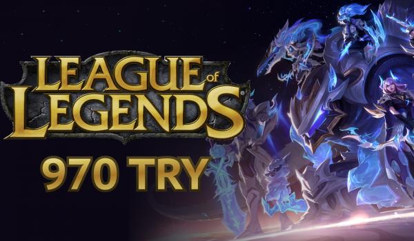 League of Legends Gift Card 970 TRY