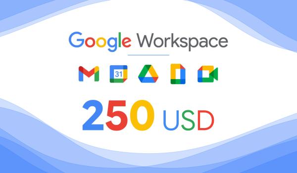 Google Workspace Gift Card 250 USD