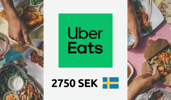 Uber Eats Gift Card 2750 SEK