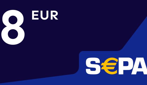 SEPA Gift Card 8 EUR