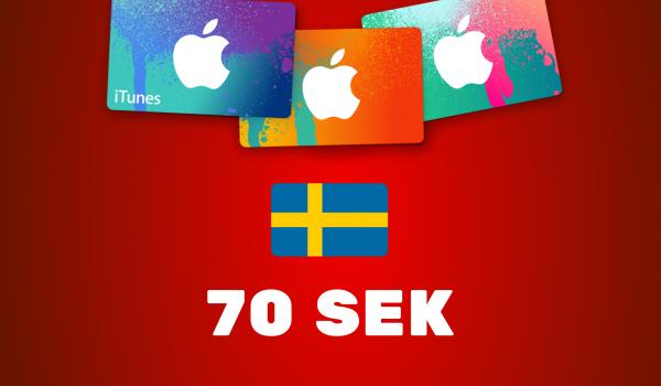 Apple iTunes Gift Card 70 SEK
