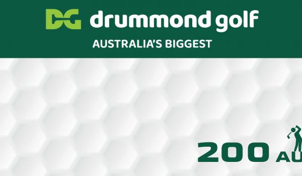 Drummond Golf Gift Card 200 AUD