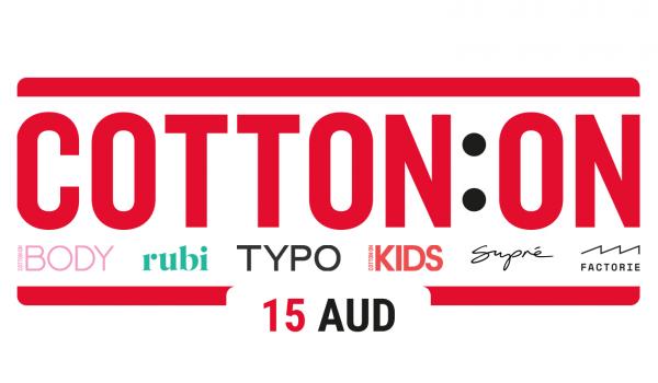 Cotton On Group Gift Card 15 AUD