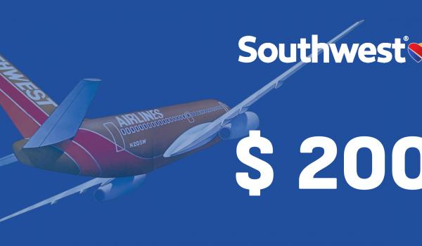Southwest Gift Card 200 USD