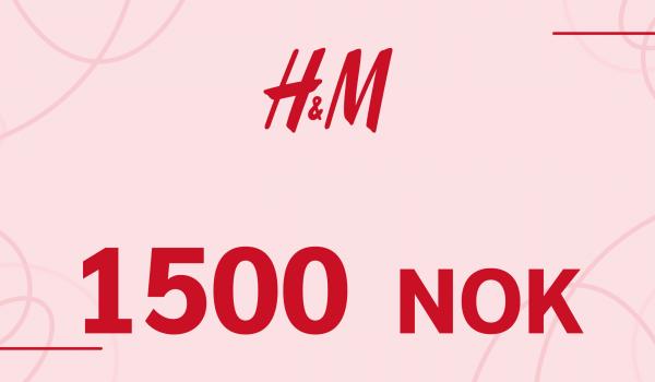 H and M Gift Card 1500 NOK