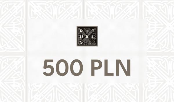 Rituals Gift Card 500 PLN