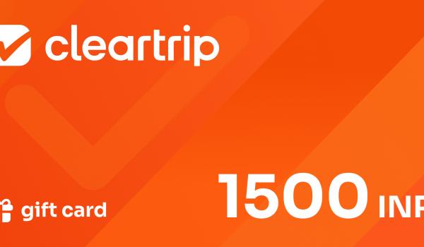 Cleartrip Gift Card 1500 INR