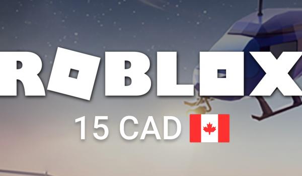 Roblox Gift Card 15 CAD
