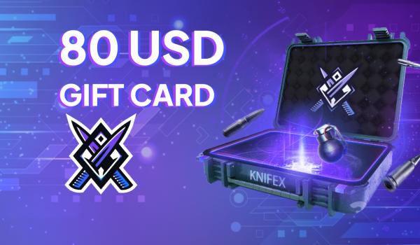 Knifex Gift Card 80 USD