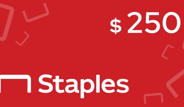 Staples Gift Card 250 USD