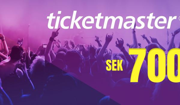 Ticketmaster Gift Card 700 SEK