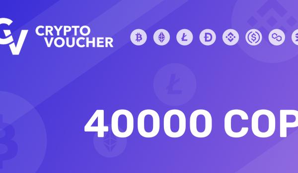 Crypto Voucher Gift Card 40000 COP