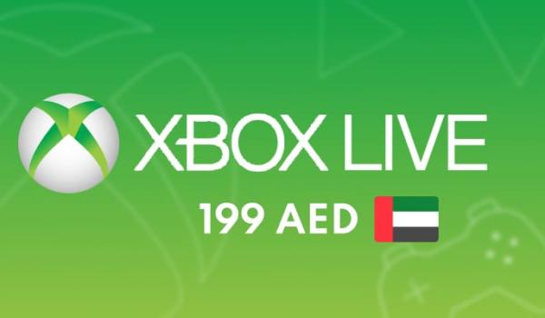XBOX Live Gift Card 199 AED
