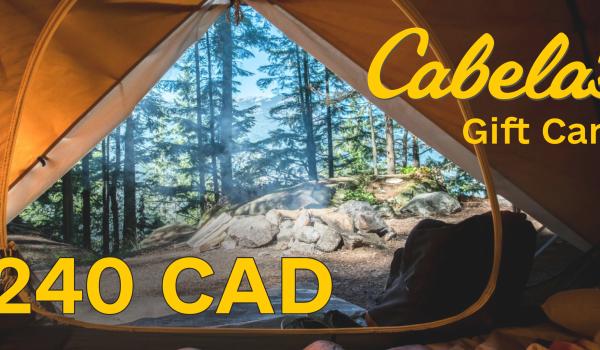Cabelas Gift Card 240 CAD