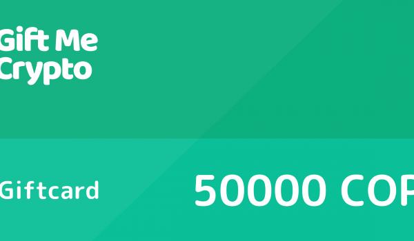 Gift Me Crypto Gift Card 50000 COP
