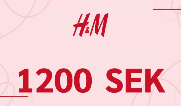 H and M Gift Card 1200 SEK