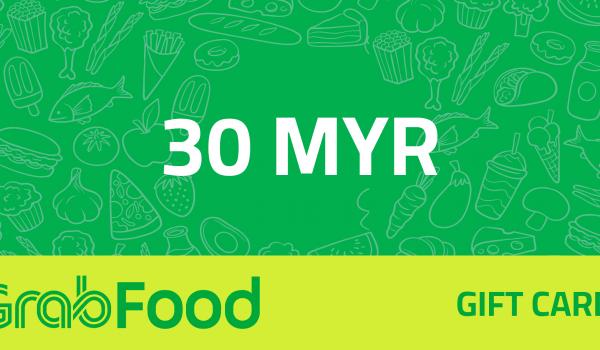 GrabFood Gift Card 30 MYR