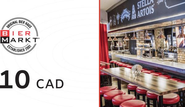 Bier Markt Gift Card 10 CAD