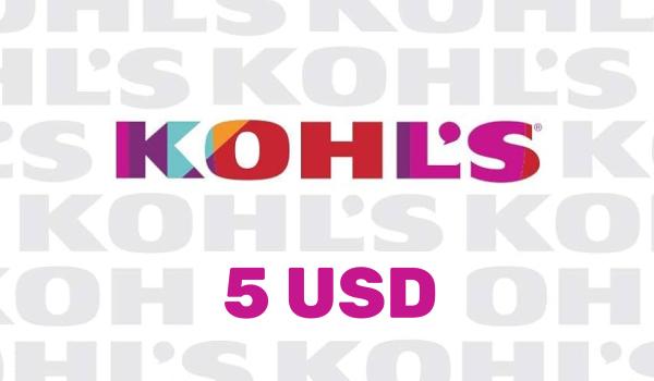 Kohls Gift Card 5 USD