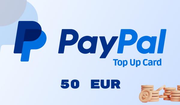 PayPal Wallet Top Up 50 EUR