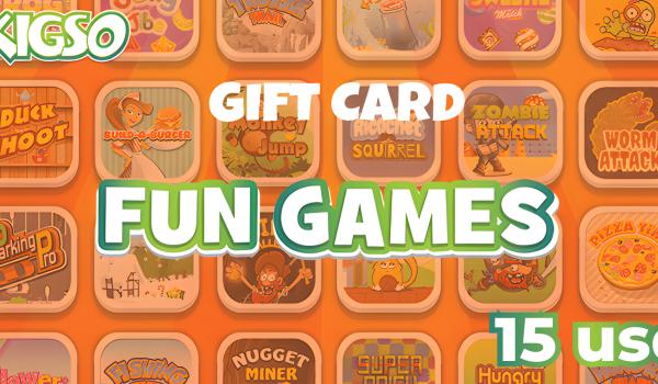 Kigso Games Gift Card 15 USD