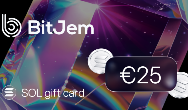 BitJem SOL Gift Card 25 EUR
