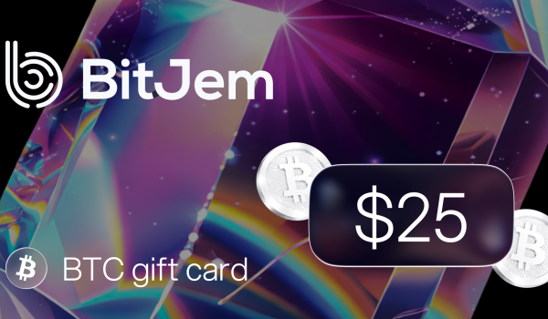 BitJem Bitcoin Gift Card 25 USD