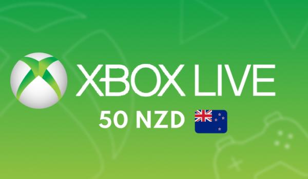 XBOX Live Gift Card 50 NZD